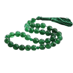 Real Green jade luxury Tasbih with 33 Beads,
