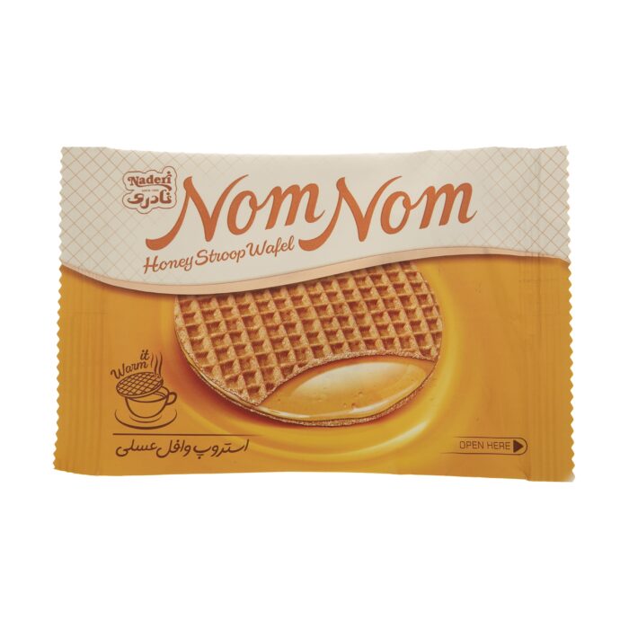 Naderi honey waffles - 37 grams, pack of 24 pieces