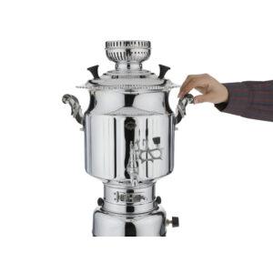 Alai Nesb / Kettle and samovar Alai Nesab, gas-burning samovar Alai Nesb Atris model, capacity 6 liters