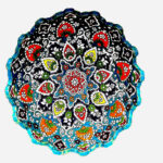 Misc. Misc. Misc. Misc. Enamel fruit bowl, three-legged model, code 0024