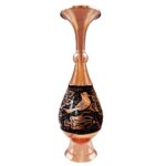 Miscellany / Miscellaneous copper products, copper vase, diamond-cut model, code 30
