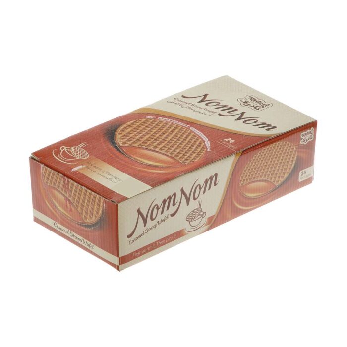 Naderi / Naderi caramel cake and cookies – 37 grams, pack of 24 pieces