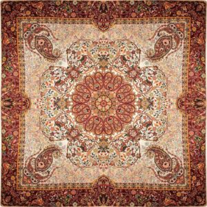 Nagin Khatam / Turmeh Nagin Khatam tabletop Turmeh Nagin Khatam, Yazd, Afshari design, code LMZR