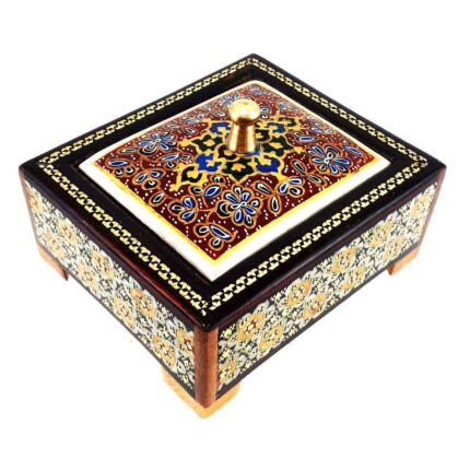 Saeed Ara / Saeed Ara Khatam Kari jewelry box Saeed Ara Khatam Kari Gilding design Venun model code A9