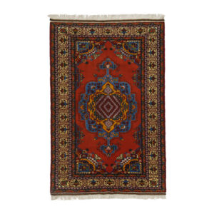 Miscellaneous / Miscellaneous hand-woven carpet Three-meter hand-woven carpet, silk flower model, Turkmen design, dome weave, code 598194