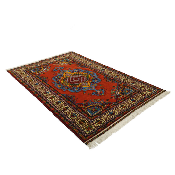 Miscellaneous / Miscellaneous hand-woven carpet Three-meter hand-woven carpet, silk flower model, Turkmen design, dome weave, code 598194