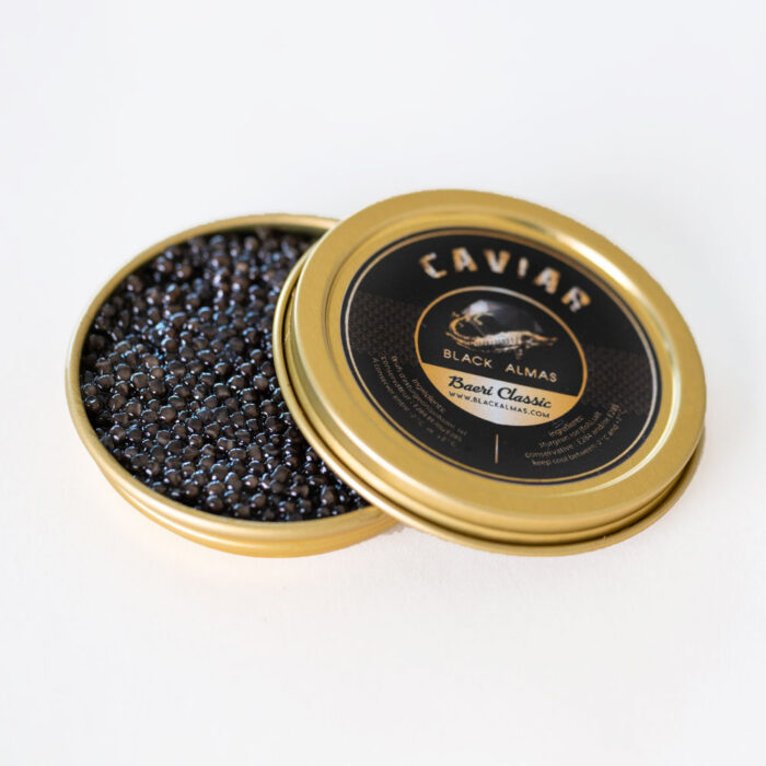 Geschenkbox Baeri Klassischer Kaviar 100G+Wodka Tsarskaya Gold