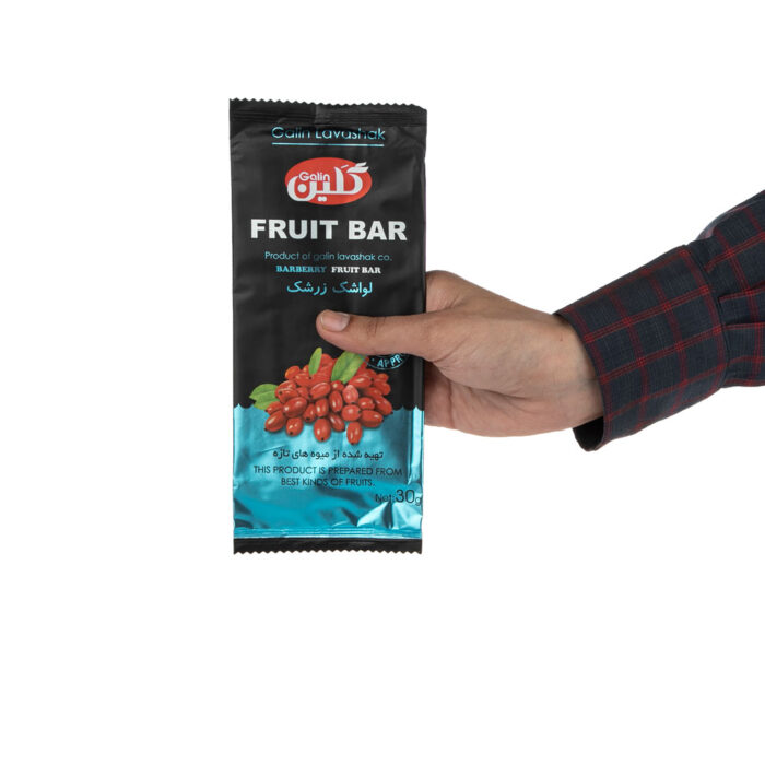 Barberry flavor fruit bar product of Gelin lavashak, 60 grams, 10 piece
