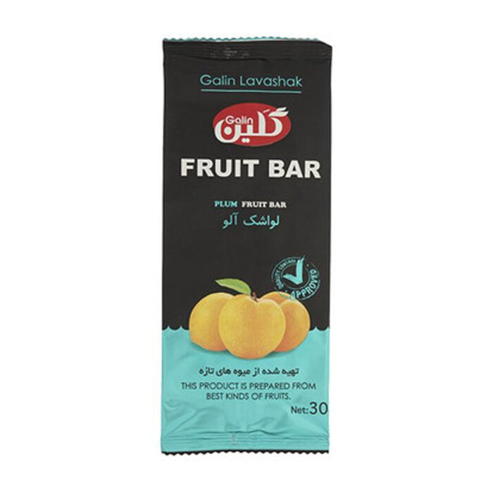 Plum flavor fruit bar product of Gelin lavashak, 60 grams, 10 piece