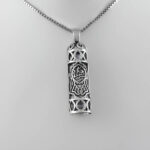 Imam Javad (A.S.) amulet necklace, silver design