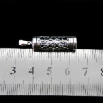 Imam Javad (AS) amulet silver necklace, Mania design