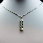 Imam Javad (AS) amulet silver necklace, Mania design