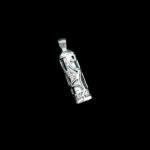 Imam Javad (AS) amulet silver necklace, Sayan design