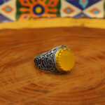 Sharaf al-Shams silver men’s ring designed by Hossein (AS)