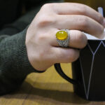 Sharaf Al-Shams silver ring for men, Sabuh design