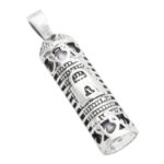 قلادة فضية – تصمیم پویا مع حرز الإمام الجواد (لجميع الأجناس)