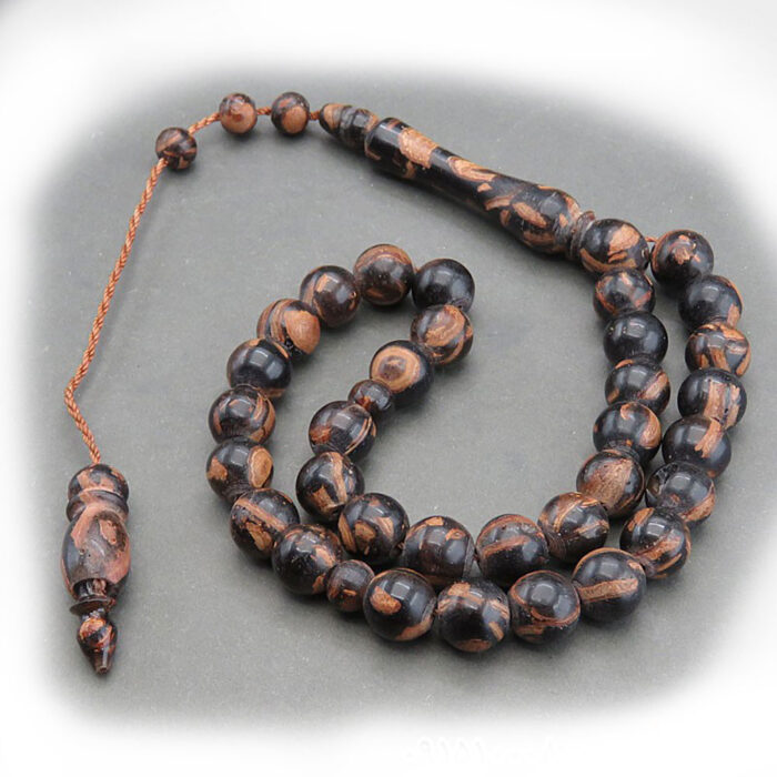 33 Beads Kook Wood Tasbih with special large grain cinnamon stick