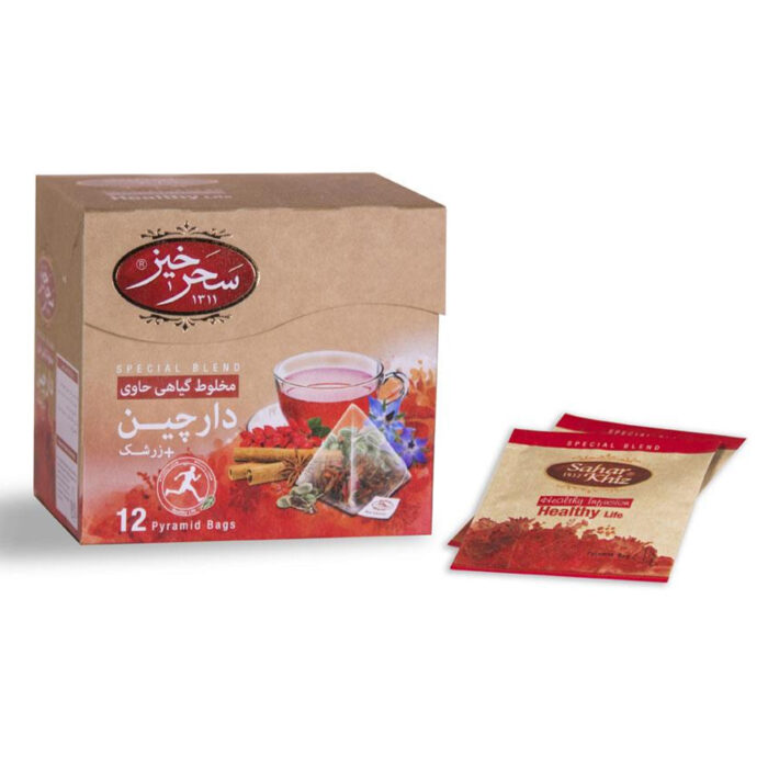 Barberry & Cinnamon Herbal Infusion Tea Bag, Instant chai, (6 Packs)