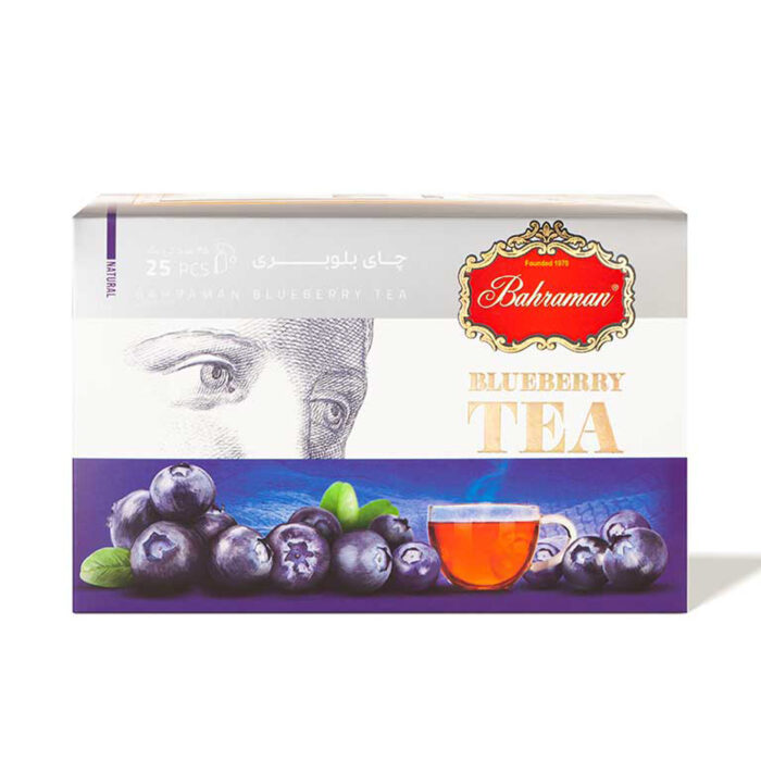 Blueberry black tea, Instant chai, Herbal Tea Bag (6 Packs)