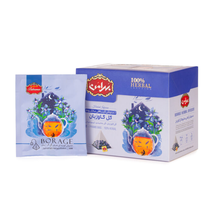 Borage Herbal Infusion Tea Bag, Instant chai (6 Packs)