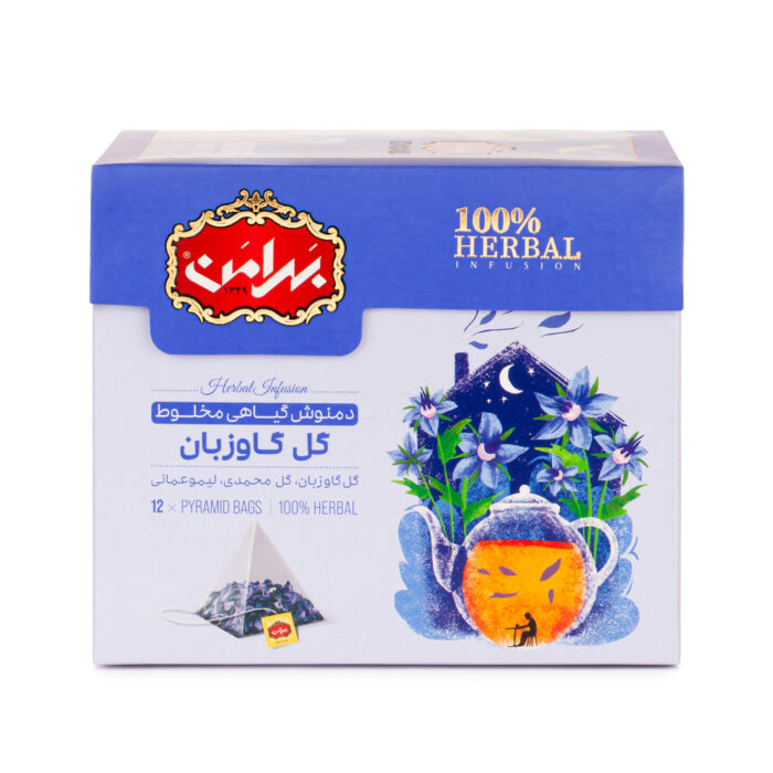 Borage Herbal Infusion Tea Bag, Instant chai (6 Packs)