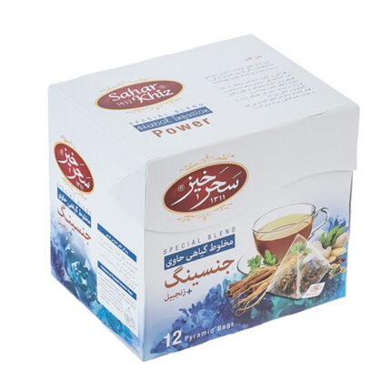 Ginseng & Ginger Herbal Tea Bag for Power and Energy
