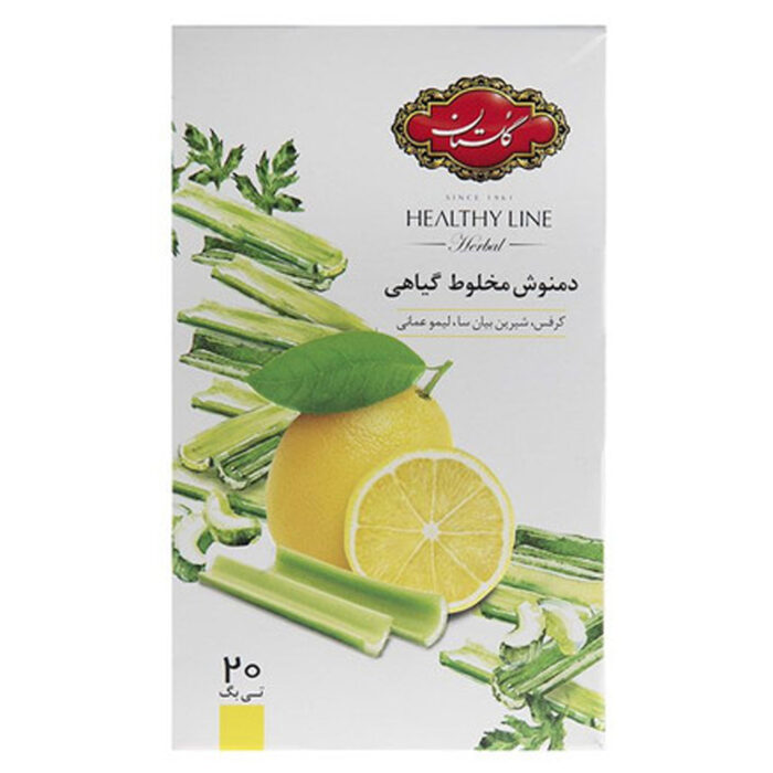 كيس شاي أعشاب الليمون والكرفس لإنقاص الوزن (6 عبوات)