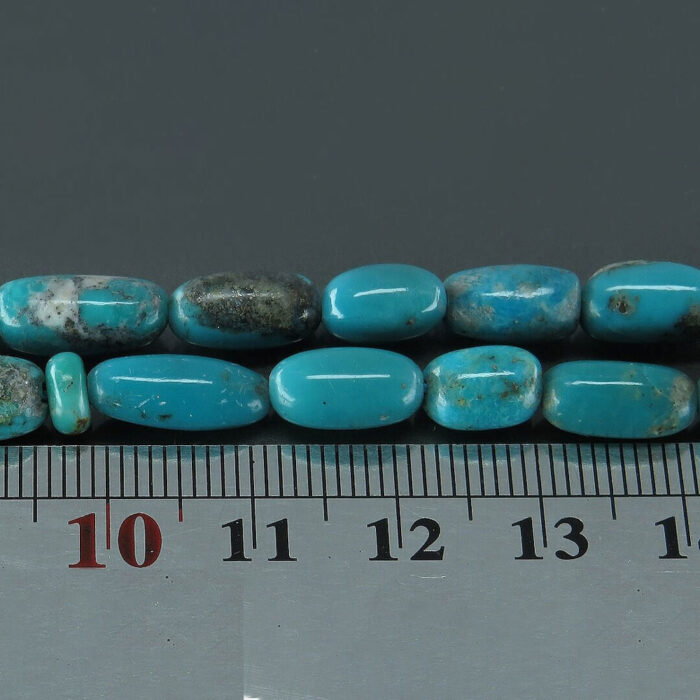 Real Nishaburi turquoise (feroza) Tasbih rosary with 33 beads