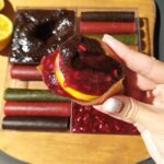 4 Flavors of Fruit Roll Ups Lavashak with sour syrup sauce