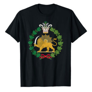 Shir o Khorshid (Lion and Sun) T-Shirt Persian Iranian Symbol in 9 Colors