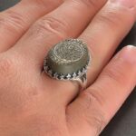 Men's Jade (Yashm) Silver Ring with Surah Al-Kawthar Engraving - Image 3