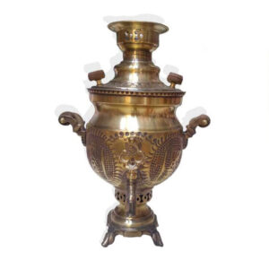 4 Liter Charcoal Copper Samovar – Handcrafted Elegance