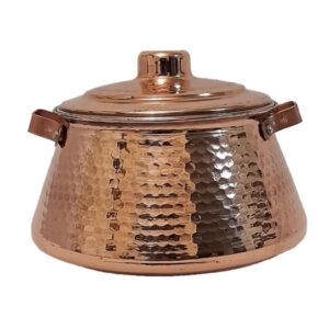 Handcrafted Copper Pot with Tin-Lined Interior – Made in Zanjan