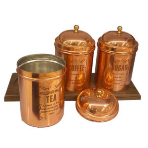 New Copper Storage Set with Stand – Stylish and Practical