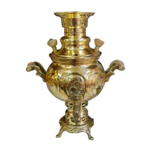 Small One-Liter Charcoal Copper Samovar – Classic Elegance