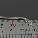 45-50 cm Italian Sterling Silver Square-Cut Chain - Image 3