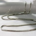 45 cm Sterling Silver Venetian Chain - Image 2