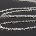Sterling Silver Rope Chain for Men and Women - 50 cm - Image 5