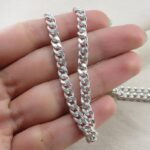 55 cm Sterling Silver Cartier Chain - Image 2