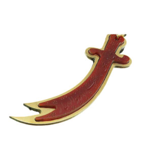 Brass Pendant with Agate