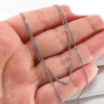 Elegant Flamingo Design 44 cm Sterling Silver Chain - Image 2