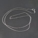 Elegant Flamingo Design 44 cm Sterling Silver Chain