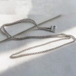 Italian 40 cm Sterling Silver Rolo Chain - Image 2