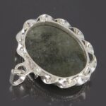 Jade Silver Necklace Featuring Surah "Al Fatiha" Engraving - Image 5