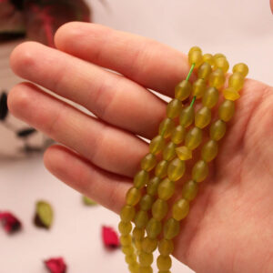 Real Yellow Shah Maqsoud Tasbih from Kabul, Afghanistan, 101 beads