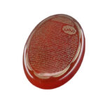 Red Agate Gemstone with Engraved Surah Al Jinn
