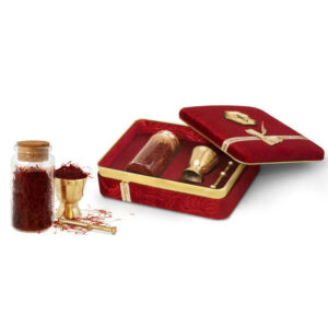 Baharaman Golgoon - 6g Negin Saffron with Traditional Brass Mortar