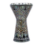 Gawharet El Fan Sun Green Bass Darbuka – Egyptian Percussion Masterpiece
