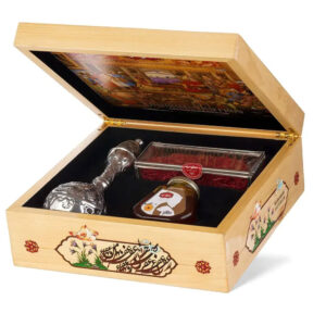 Luxury Iranian Gift Box - 20g Saffron + Saffron Honey in Traditional Khatam Box