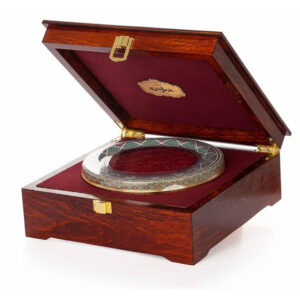 Persian Saffron Treasury - 100g Sargol Saffron in Handcrafted Khatam Box